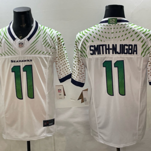 Seattle Seahawks 11 Jaxon Smith-Njigba White Rivalries F.U.S.E. Vapor Limited Men Jersey