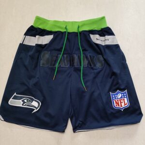 Seahawks Navy Just Don Shorts