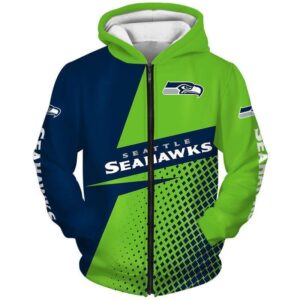 Seattle Seahawks 3D Print Fan's Casual Pullover Hoodie