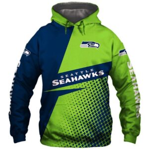 Seattle Seahawks 3D Print Fan's Casual Pullover Hoodie Sweatshirt