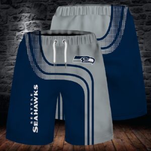 Seattle Seahawks Blue Fashion Shorts