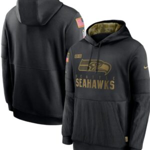 Seattle Seahawks 2020 Black Salute To Service Hoodie