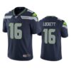 Seattle Seahawks 16 Tyler Lockett Navy  100th Season Vapor Untouchable Limited  Men Jersey