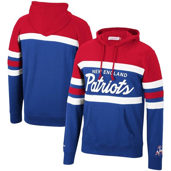 Patriots Red Head Coach Pullover Hoodie