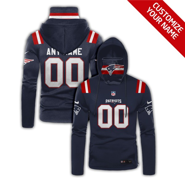 New England Patriots Customize Hoodies Mask 2020
