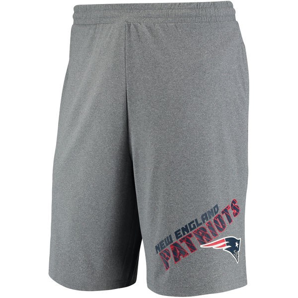 New England Patriots Concepts Sport Tactic Lounge Heathered Gray Shorts