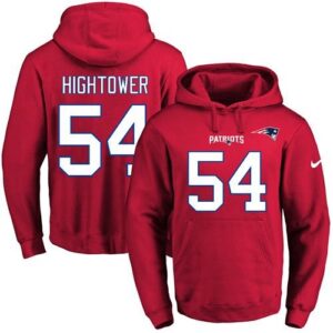 Patriots 54 Dont'a Hightower Red Men Pullover Hoodie