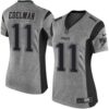 Patriots 11 Julian Edelman Gray Women Stitched Limited Gridiron Gray Jersey