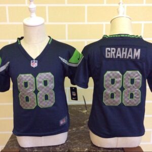 Seahawks 88 Jimmy Graham Blue Toddler Jersey