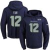 Seahawks 12 Fan Navy Men Pullover Hoodie