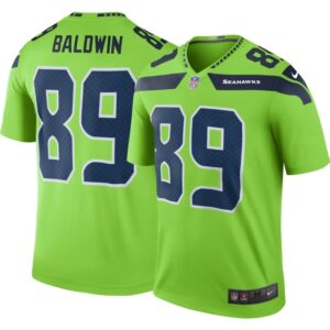 Seahawks 89 Doug Baldwin Green Color Rush Men Limited Jersey