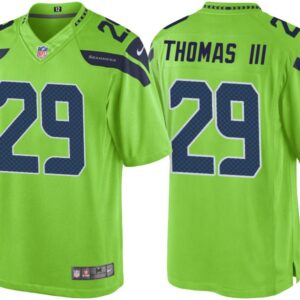 Seahawks 29 Earl Thomas III Green Color Rush Men Limited Jersey