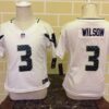 Seahawks 3 Russell Wilson White Toddler Jersey