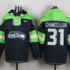 Seahawks 31 Kam Chancellor Steel Blue Player Pullover Hoodie Sweatshirt