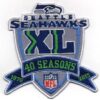 Seattle Seahawks Embroidery 40 Season Patch