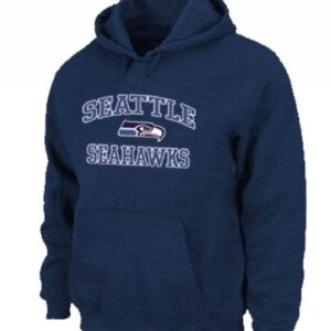 Seattle Seahawks Heart & Soul Pullover Dark Blue Hoodie
