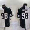 Nike Raiders 98 MAXX CROSBY Black White Split Vapor Limited Men Jersey