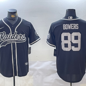 Nike Raiders 89 Brock Bowers Black Vapor Baseball Limited Men Jersey