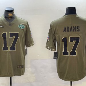 Nike Jets 17 Davante Adams Camo Olive Vapor Limited Men Jersey