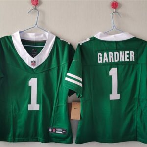 Nike Jets 1 Ahmad Gardner Green F.U.S.E. Vapor Limited Women Jersey(Run Small)