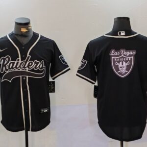 Nike Raiders Blank Black Vapor Baseball Logo Limited Men Jersey
