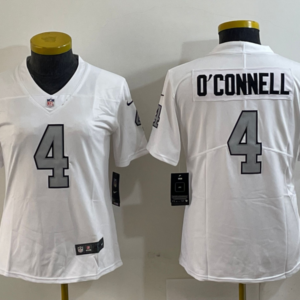Nike Raiders 4 Aidan O'Connell White Vapor Untouchable Limited Youth Jersey