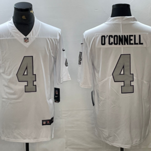 Nike Raiders 4 Aidan O'Connell White Vapor Untouchable Limited Men Jersey