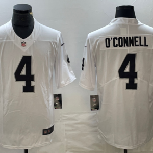 Nike Raiders 4 Aidan O'Connell White Vapor Untouchable Limited Men Jersey