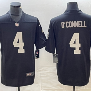 Nike Raiders 4 Aidan O'Connell Black Vapor Untouchable Limited Men Jersey