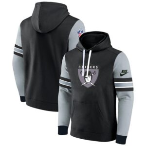 Raiders Black Pullover Hoodie