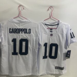Nike Raiders 10 Jimmy Garoppolo White Vapor Limited Youth Jersey