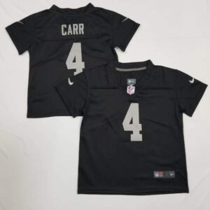Nike Raiders 4 Derek Carr Black Toddler Jersey