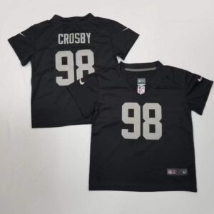 Nike Raiders 98 Maxx Crosby Black Toddler jersey