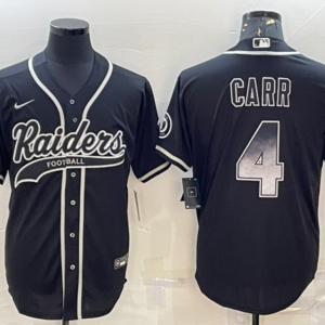 Nike Raiders 4 Derek Carr Black Vapor Baseball Limited Men Jersey
