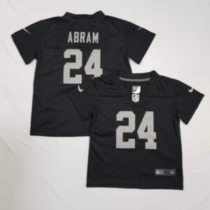 Nike Raiders 24 Johnathan Abram Black Toddler Jersey