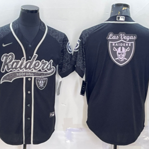 Nike Raiders Blank Black Vapor Baseball Logo Limited Men Jersey