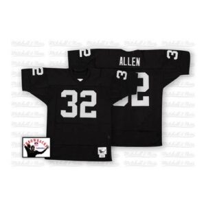 Raiders 32 Allen Black Throwback Men Jersey