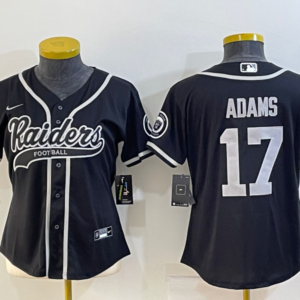 Nike Raiders 17 Davante Adams Black Vapor Baseball Limited Women Jersey
