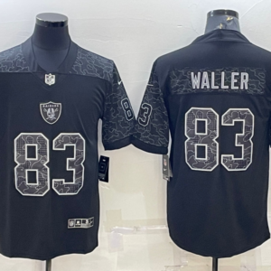 Nike Las Vegas Raiders 83 Darren Waller Black Reflective Vapor Limited Men Jersey