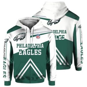 Philadelphia Eagles Rugby Fan 3D Flight Suit Spring Trainer Hoodie Sweatshirt
