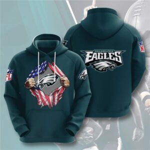 Philadelphia Eagles Green 3D Trending T-Shirt Hoodie