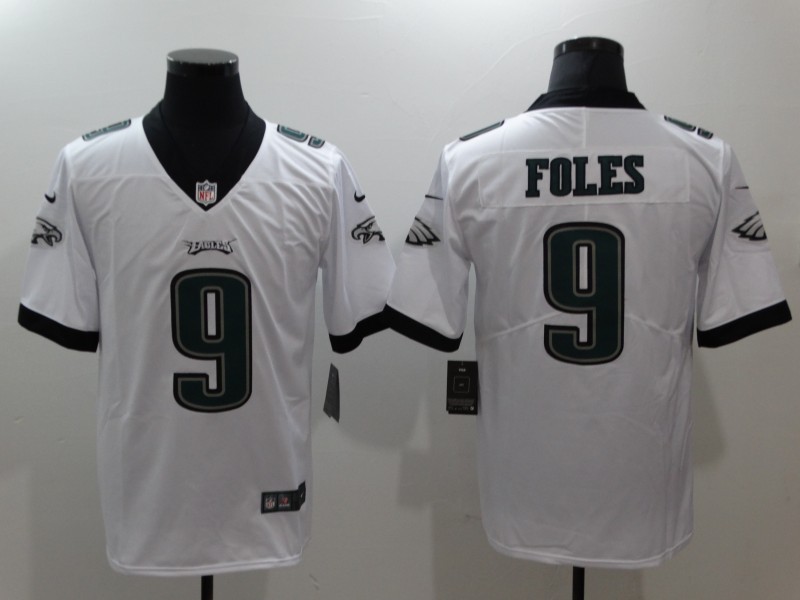 Eagles 9 Nick Foles White Vapor Untouchable Limited Men Jersey