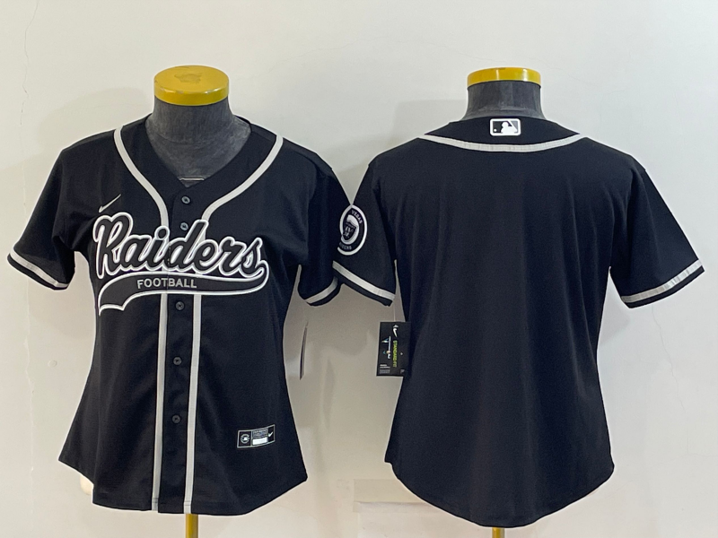 Nike Raiders Blank Black Vapor Baseball Limited Women Jersey