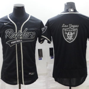 Nike Raiders Blank Black Vapor Baseball Logo Limited Men Jersey