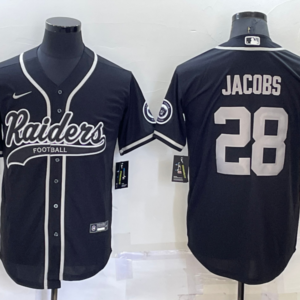 Nike Raiders 28 Jacob Black Vapor Baseball Limited Men Jersey