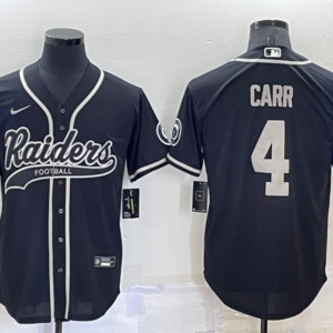 Nike Raiders 4 Derek Carr Black Vapor Baseball Limited Men Jersey