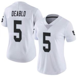 Nike Raiders 5 Divine Deablo White Vapor Untouchable Limited Women Jersey(Run Small)