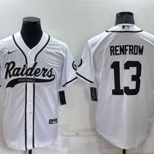 Nike Raiders 13 Hunter Renfrow White Vapor Baseball Limited Men Jersey