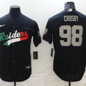 Nike Raiders 98 Maxx Crosby Black Mexcio Vapor Limited Men Jersey