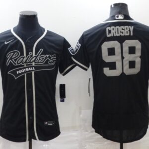 Nike Raiders 98 Maxx Crosby New Black Vapor Limited Men Jersey